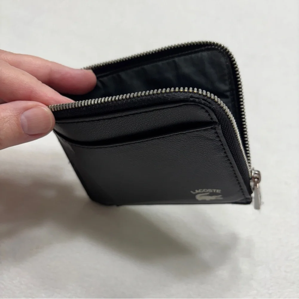 Lacoste FG Sportswear Men’s Card Holder with Zipper Compartment